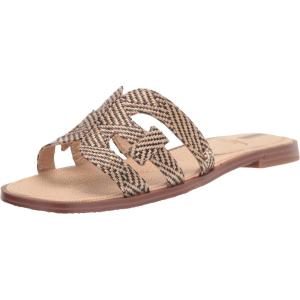 imageSam Edelman Womens Bay Flat SandalNaturalBlack