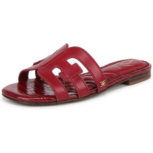 imageSam Edelman Womens Bay Flat SandalScarlet Cherry