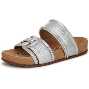 imageSam Edelman Womens Rowan Slide SandalSoft Silver