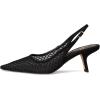 imageSam Edelman Womens Bianka Sling PumpBlack Suede Net Mesh