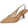 imageSam Edelman Womens Bianka Sling PumpHazelwood Net Mesh