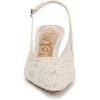 imageSam Edelman Womens Bianka Sling PumpIvory Lace