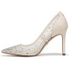 imageSam Edelman Womens Hazel Mesh PumpModern Ivory Glitz