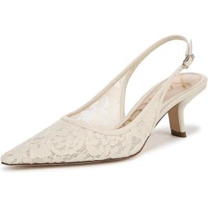 imageSam Edelman Womens Bianka Sling PumpIvory Lace