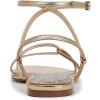 imageSam Edelman Womens Ellina Flat SandalAmber Gold