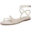 imageSam Edelman Womens Ellina Flat SandalBright White Leather