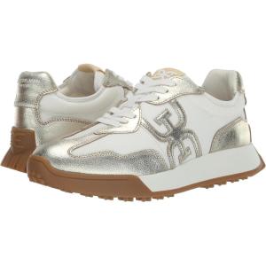 imageSam Edelman Womens Langley Lace Up SneakerOff WhiteMolten Gold