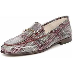 imageSam Edelman Womens Loraine Bit LoaferRed Patent Plaid