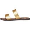 imageSam Edelman Womens Gala Flat SandalGold