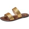 imageSam Edelman Womens Gala Flat SandalGold