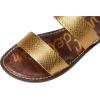 imageSam Edelman Womens Gala Flat SandalGold
