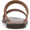 imageSam Edelman Womens Gala Flat SandalRich Cognac
