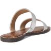 imageSam Edelman Womens Gala Flat SandalSoft Silver