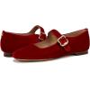imageSam Edelman Womens Michaela Stud Mary Jane FlatBright Scarlet