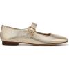 imageSam Edelman Womens Michaela Stud Mary Jane FlatGold Leaf