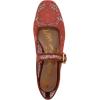 imageSam Edelman Womens Michaela Stud Mary Jane FlatWarm Sienna Floral Crochet