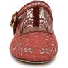 imageSam Edelman Womens Michaela Stud Mary Jane FlatWarm Sienna Floral Crochet
