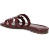 imageSam Edelman Womens Bay Flat SandalFrench Merlot