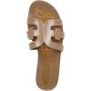 imageSam Edelman Womens Bay Jelly Flat SandalAmber Gold