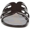 imageSam Edelman Womens Bay Jelly Flat SandalCafe Noir