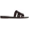 imageSam Edelman Womens Bay Jelly Flat SandalCafe Noir