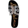 imageSam Edelman Womens Bay Jelly Flat SandalClearBlack