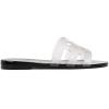 imageSam Edelman Womens Bay Jelly Flat SandalClearBlack