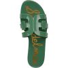 imageSam Edelman Womens Bay Jelly Flat SandalGreen Garden