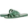 imageSam Edelman Womens Bay Jelly Flat SandalGreen Garden