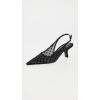 imageSam Edelman Womens Bianka Feather PumpBlack Polka Dot Mesh