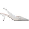 imageSam Edelman Womens Bianka Feather PumpSoft Silver Mesh