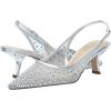 imageSam Edelman Womens Bianka Feather PumpSoft Silver Mesh