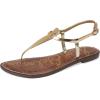 imageSam Edelman Womens Gigi Flat SandalGold QuartzAmber Go