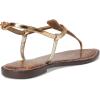 imageSam Edelman Womens Gigi Flat SandalGold QuartzAmber Go