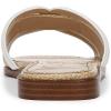 imageSam Edelman Womens Irina Flat SandalBright WhiteBleached Beechwoo