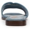 imageSam Edelman Womens Irina Flat SandalDark Coastal Blue
