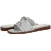 imageSam Edelman Womens Irina Flat SandalSilver Raffia