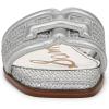 imageSam Edelman Womens Irina Flat SandalSilver Raffia