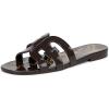 imageSam Edelman Womens Bay Jelly Flat SandalCafe Noir