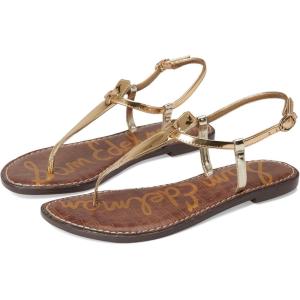 imageSam Edelman Womens Gigi Flat SandalGold QuartzAmber Go