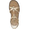 imageSam Edelman Womens Teeni Flat SandalAmber Gold