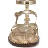 imageSam Edelman Womens Teeni Flat SandalAmber Gold