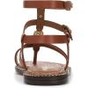 imageSam Edelman Womens Teeni Flat SandalRich Cognac