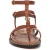 imageSam Edelman Womens Teeni Flat SandalRich Cognac