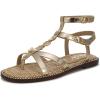 imageSam Edelman Womens Teeni Flat SandalAmber Gold