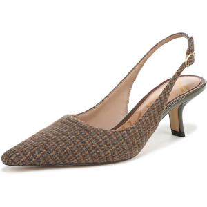 imageSam Edelman Womens Bianka Sling PumpBrown Plaid Multi