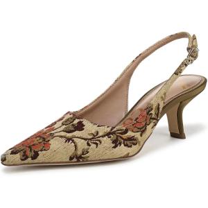 imageSam Edelman Womens Bianka Sling PumpNatural Floral Multi