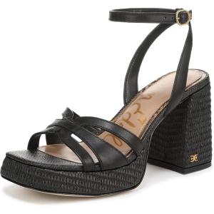 imageSam Edelman Womens Reese Heeled SandalBlack Leather