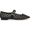 imageSam Edelman Womens Michaela Mary Jane FlatBlack Polka Dot Mesh