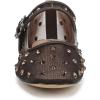 imageSam Edelman Womens Michaela Mary Jane FlatCaf Noir Glitz Mesh